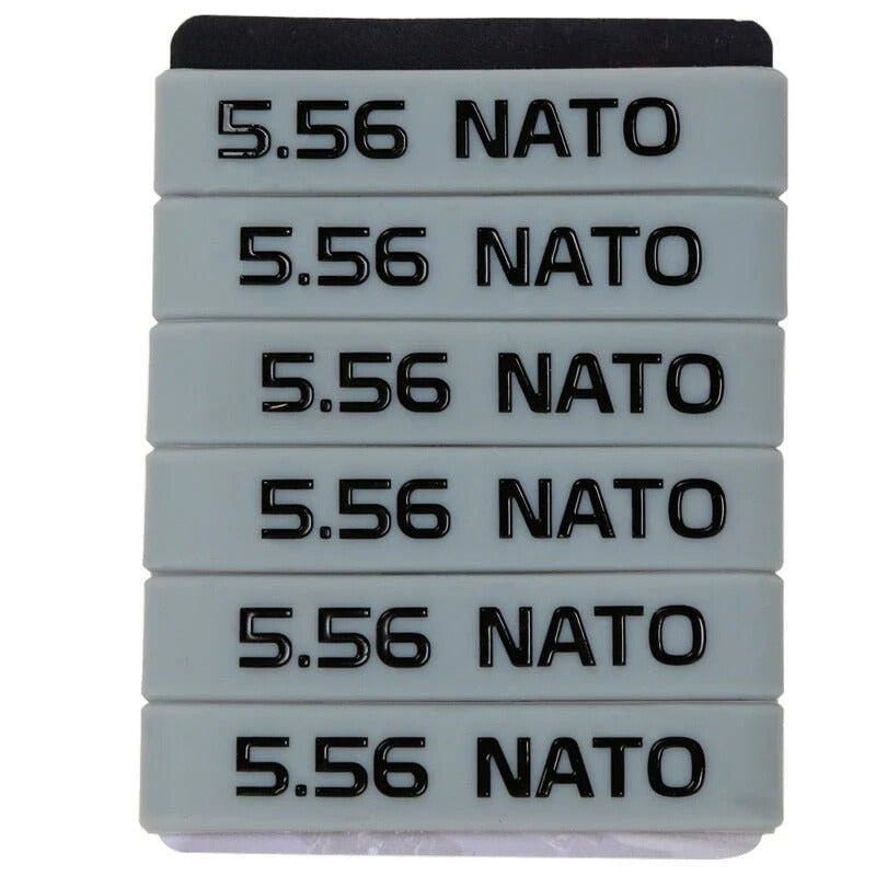 Magazine Marking Bands (6 Pack) 5.56 .300 Blackout 7.62x39 6.5 Creedmoor