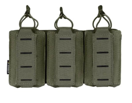 5.56 + 9mm Triple Mag Carrier - Military Overstock