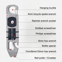 Thumbnail for TactiDriver Ratchet Multi - Tool - Military Overstock