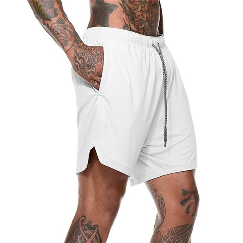 2 In 1 Training Shorts - Military Overstock