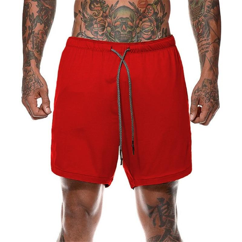 2 In 1 Training Shorts - Military Overstock