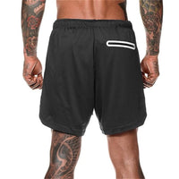 Thumbnail for 2 In 1 Training Shorts - Military Overstock