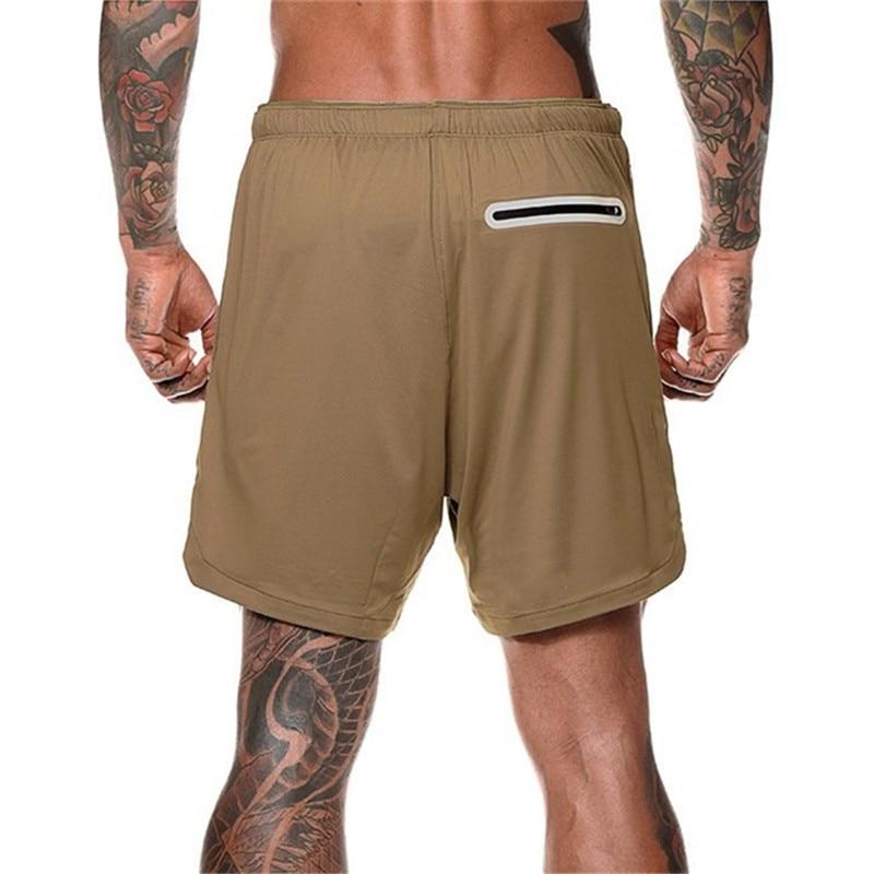 2 In 1 Training Shorts - Military Overstock