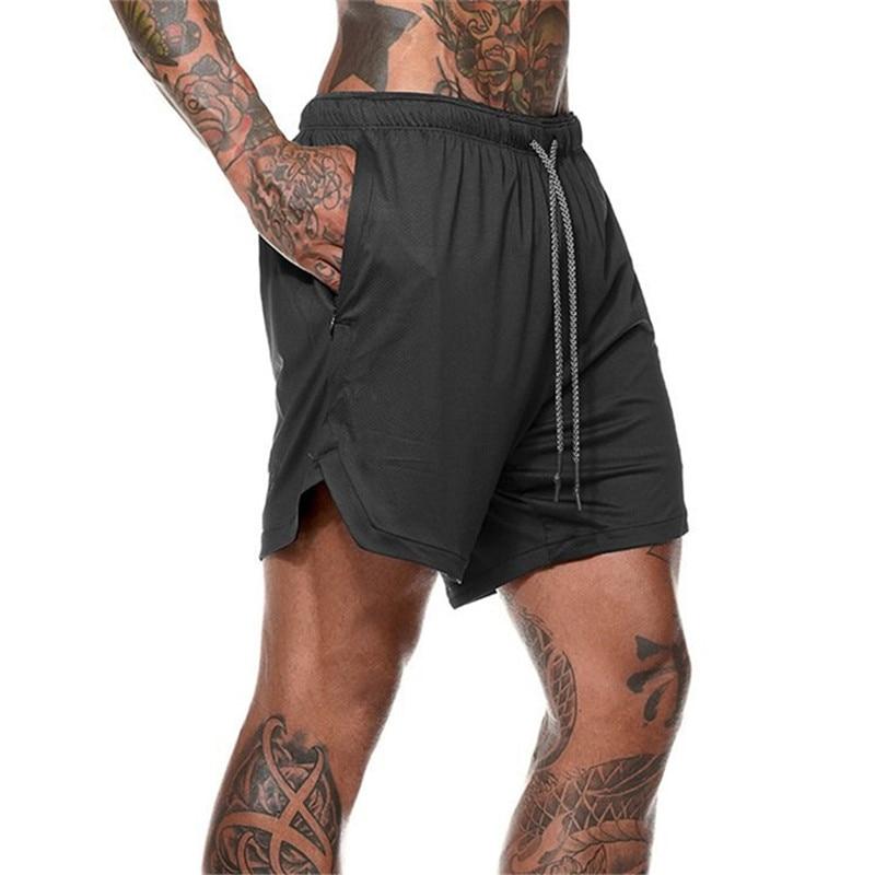 2 In 1 Training Shorts - Military Overstock