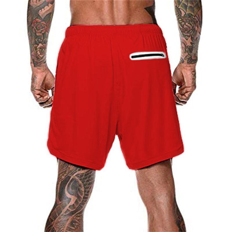 2 In 1 Training Shorts - Military Overstock