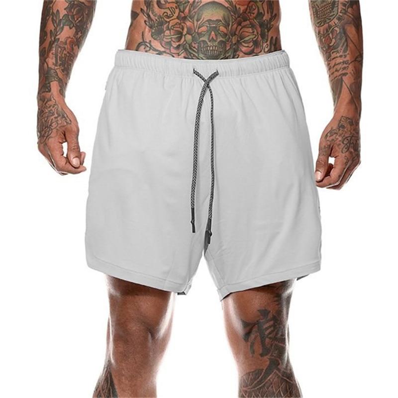 2 In 1 Training Shorts - Military Overstock