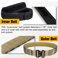 Thumbnail for 2 Inch Double Layer Tactical Combat Belt - Military Overstock