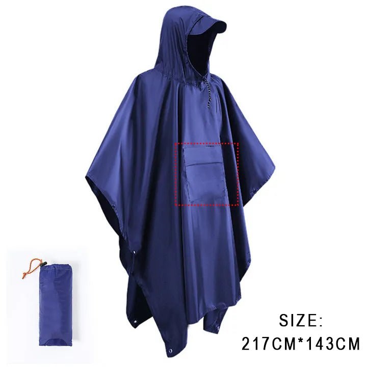 3 In 1 Military Poncho - Military Overstock