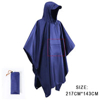 Thumbnail for 3 In 1 Military Poncho - Military Overstock