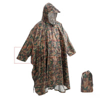 Thumbnail for 3 In 1 Military Poncho - Military Overstock