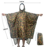 Thumbnail for 3 In 1 Military Poncho - Military Overstock