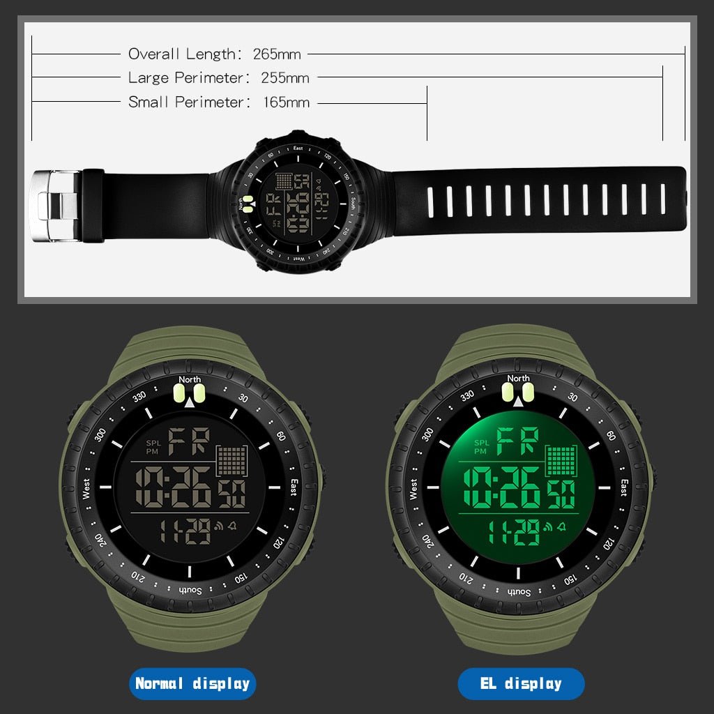 50M Waterproof Smart Watch - Military Overstock