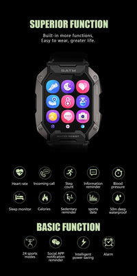 Thumbnail for 5ATM Smart Watch - Military Overstock