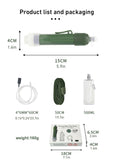 Carbon Fiber Water Purifying Straw - Military Overstock