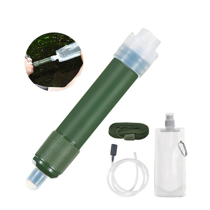 Carbon Fiber Water Purifying Straw - Military Overstock