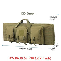 Thumbnail for CombatGuard Rifle Carry Bag - 38 Inch Rifle Duffle/Backpack - Military Overstock