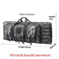 Thumbnail for CombatGuard Rifle Carry Bag - 38 Inch Rifle Duffle/Backpack - Military Overstock