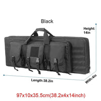 Thumbnail for CombatGuard Rifle Carry Bag - 38 Inch Rifle Duffle/Backpack - Military Overstock