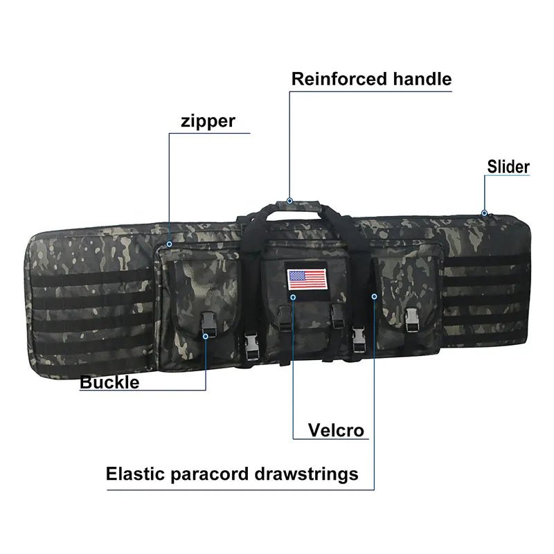 CombatGuard Rifle Carry Bag - 38 Inch Rifle Duffle/Backpack - Military Overstock