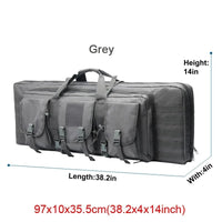 Thumbnail for CombatGuard Rifle Carry Bag - 38 Inch Rifle Duffle/Backpack - Military Overstock