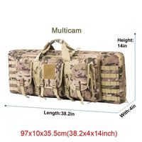 Thumbnail for CombatGuard Rifle Carry Bag - 38 Inch Rifle Duffle/Backpack - Military Overstock