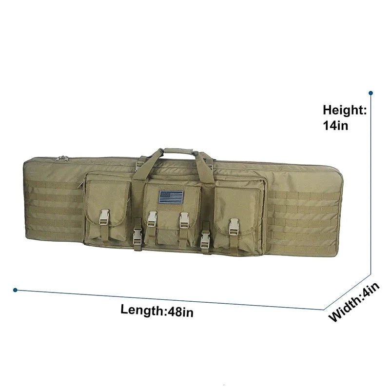 CombatGuard Rifle Carry Bag - 48 INCH RIFLE DUFFLE/BACKPACK - Military Overstock