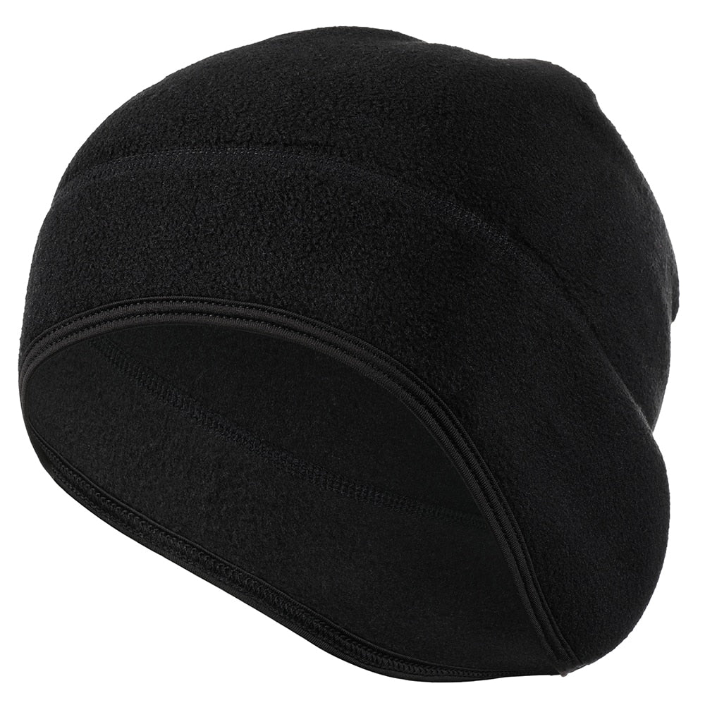 Fleece Beanie With Ear Warmer - Military Overstock