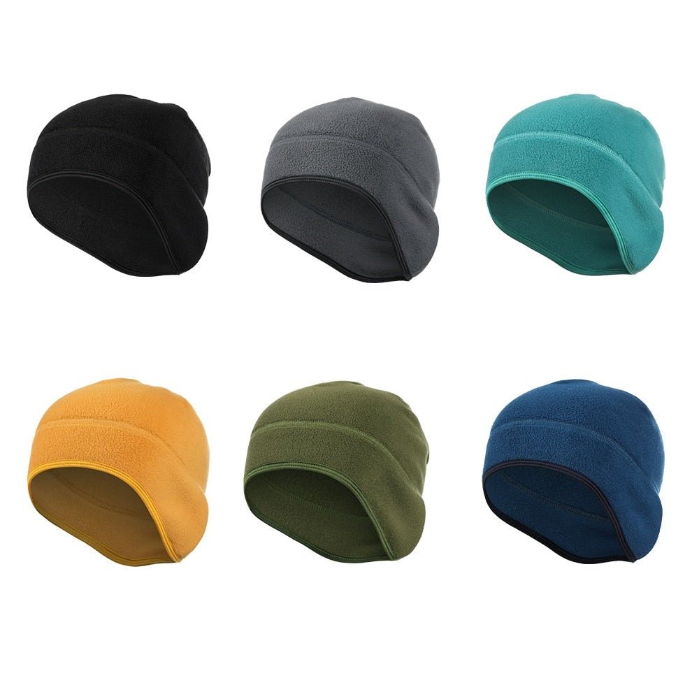 Fleece Beanie With Ear Warmer - Military Overstock