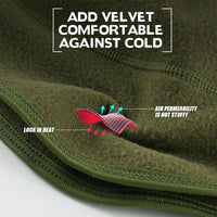 Thumbnail for Fleece Beanie With Ear Warmer - Military Overstock