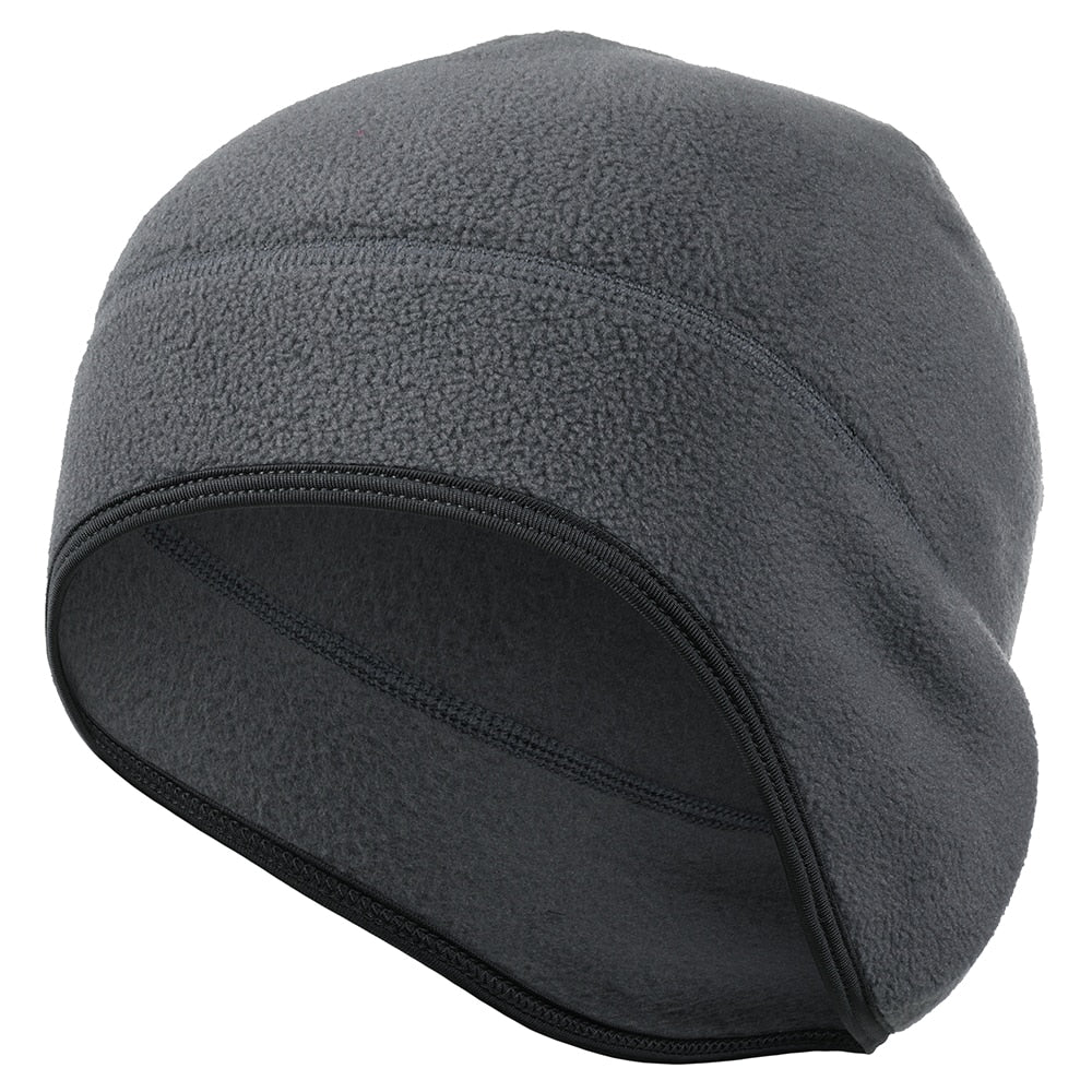 Fleece Beanie With Ear Warmer - Military Overstock