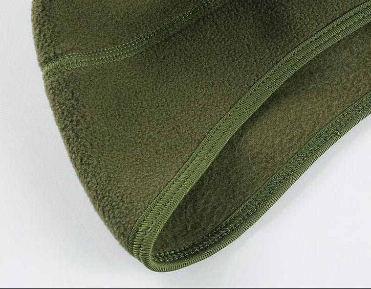 Fleece Beanie With Ear Warmer - Military Overstock