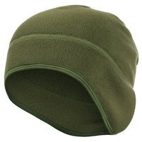 Thumbnail for Fleece Beanie With Ear Warmer - Military Overstock