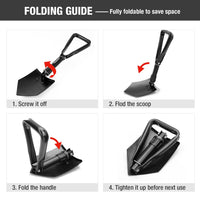 Thumbnail for Foldable Survival Shovel - Military Overstock