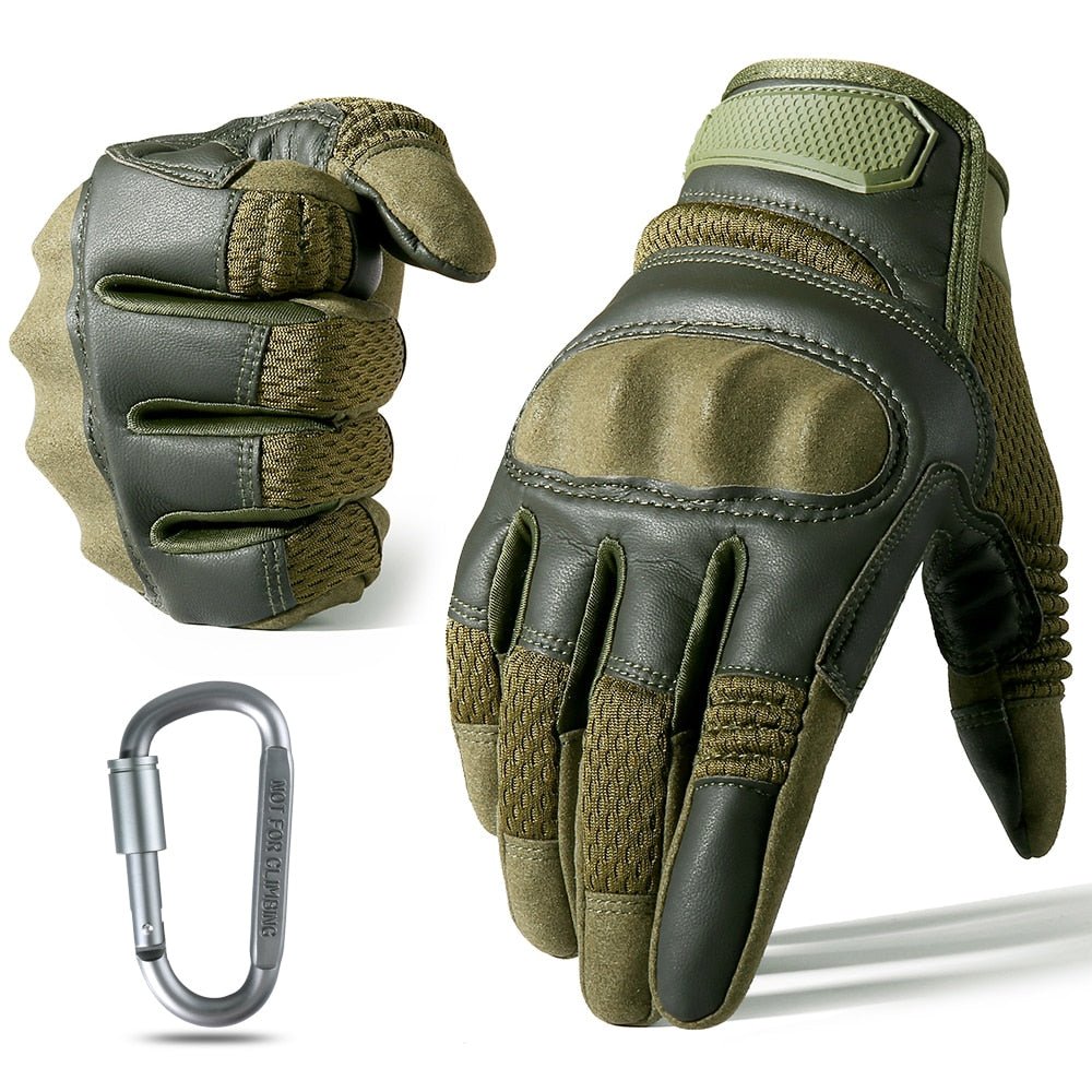 Full-finger Knuckle Reinforced Tactical Gloves - Military Overstock