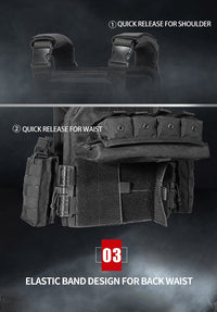 Thumbnail for GEN3 Lightweight Rapid Release Plate Carrier - Military Overstock