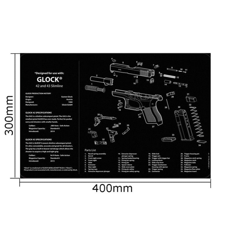 Gun Cleaning Mats - Military Overstock