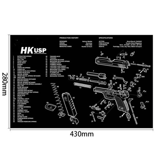 Gun Cleaning Mats - Military Overstock