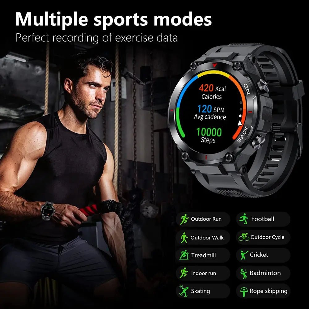 K37 Military Smart Watch - Military Overstock