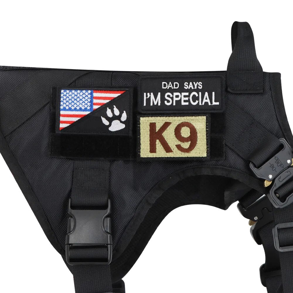 K9 Harness & Collar Patches - Military Overstock