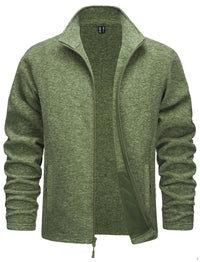 Thumbnail for Lightweight Full Zip Fleece Jacket - Military Overstock