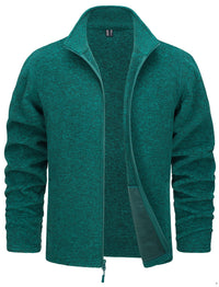 Thumbnail for Lightweight Full Zip Fleece Jacket - Military Overstock