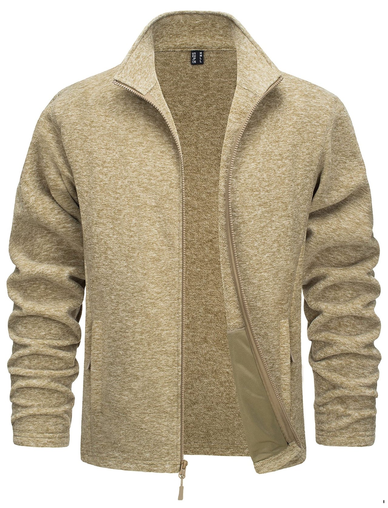 Lightweight Full Zip Fleece Jacket - Military Overstock