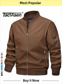 Thumbnail for Lightweight Full Zip Fleece Jacket - Military Overstock