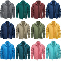 Thumbnail for Lightweight Full Zip Fleece Jacket - Military Overstock