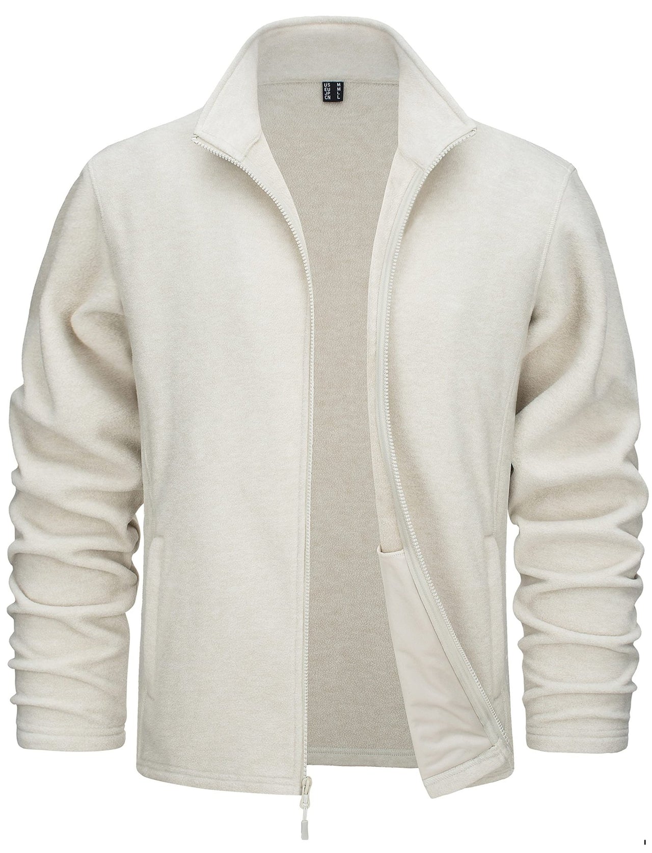 Lightweight Full Zip Fleece Jacket - Military Overstock