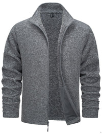 Thumbnail for Lightweight Full Zip Fleece Jacket - Military Overstock