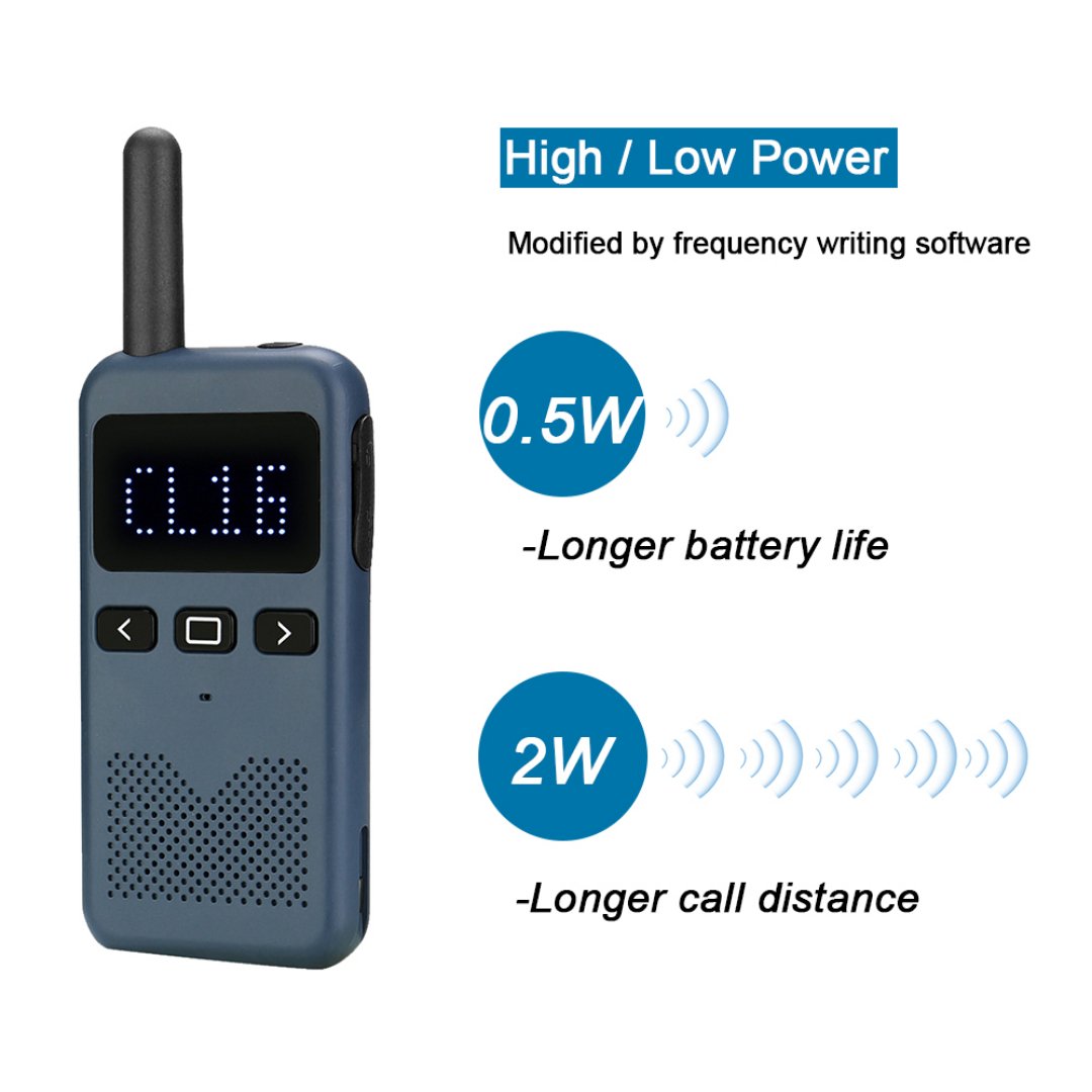 Long Range Walkie Talkies (2 Pack) - Military Overstock