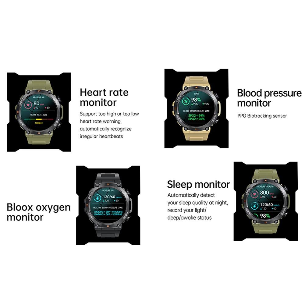 M100 Bluetooth Smartwatch - Military Overstock