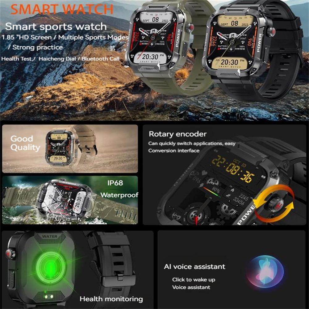 M110 Waterproof Smart Watch - Military Overstock