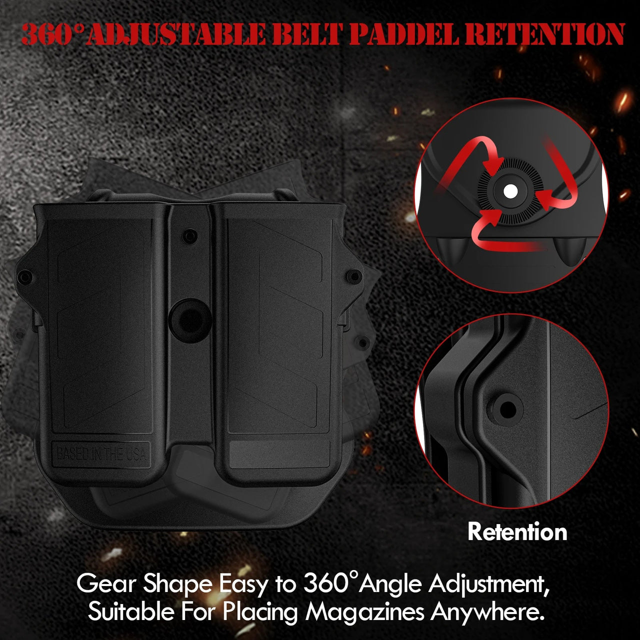 MagFlex Double Stack Mag Pouch - Military Overstock